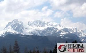 Aussicht von der Almhütte Glanzer