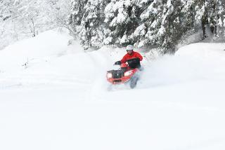 Auch im Winter Fahrvergnügen pur mit dem Quad