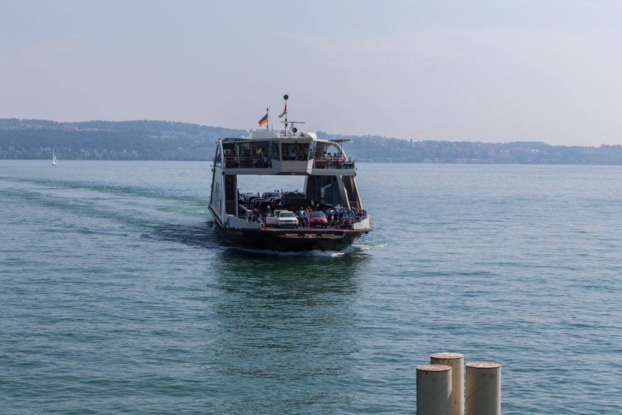 Autofähre auf dem Bodensee