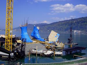 Aida Premiere auf der Seebühne in Bregenz